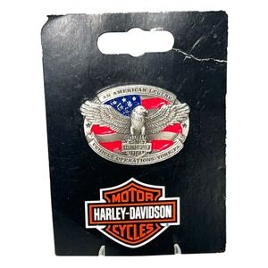 Harley Davidson Pin An American Legend Vehicle Operations York Penns. Bald Eagle